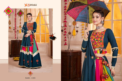 Raas Vol 28 Navratri 2025 Shubhkala Viscose Cotton Chaniya Choli Wholesaler