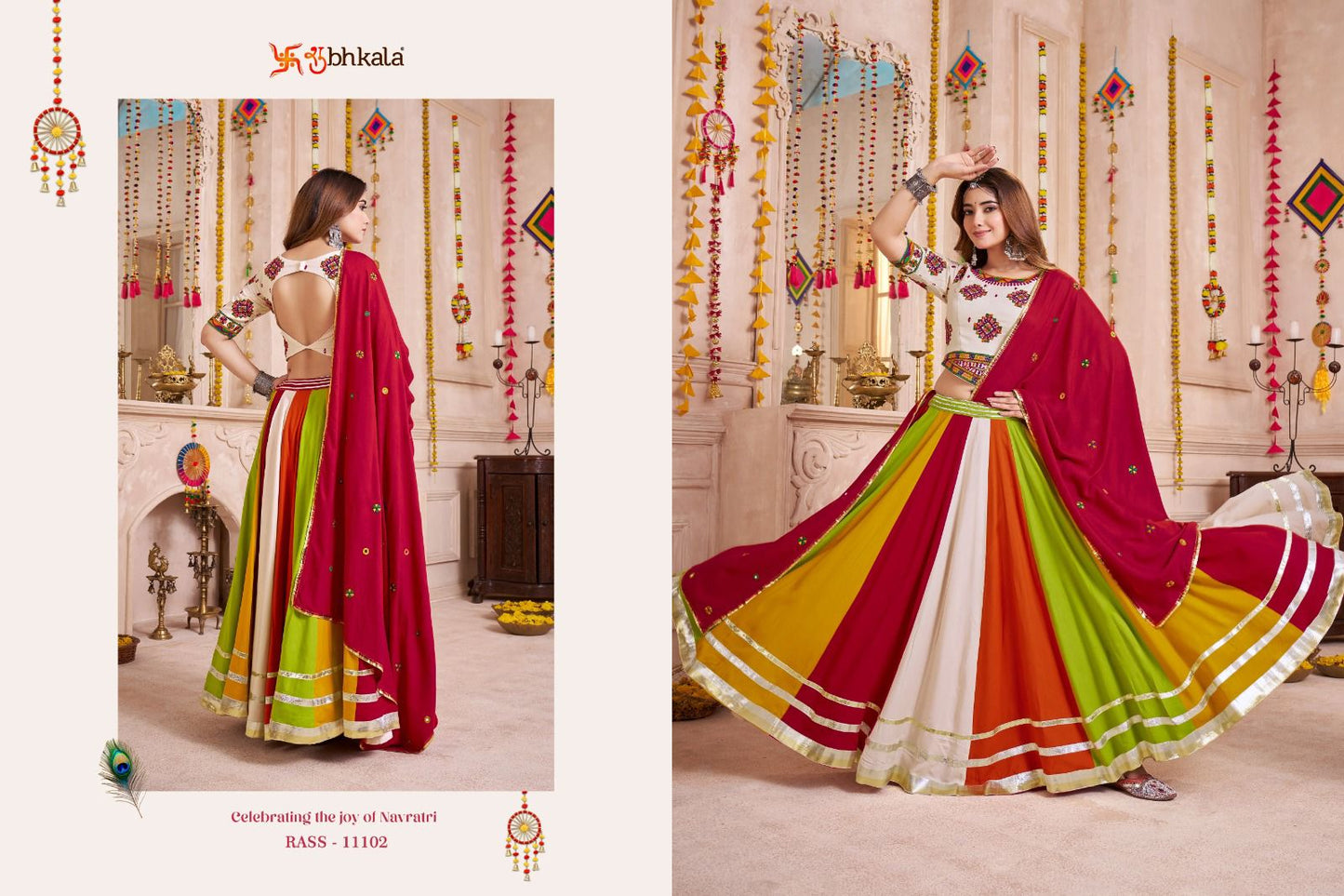 Raas Vol 29 Navratri 2025 Shubhkala Viscose Cotton Chaniya Choli Exporter