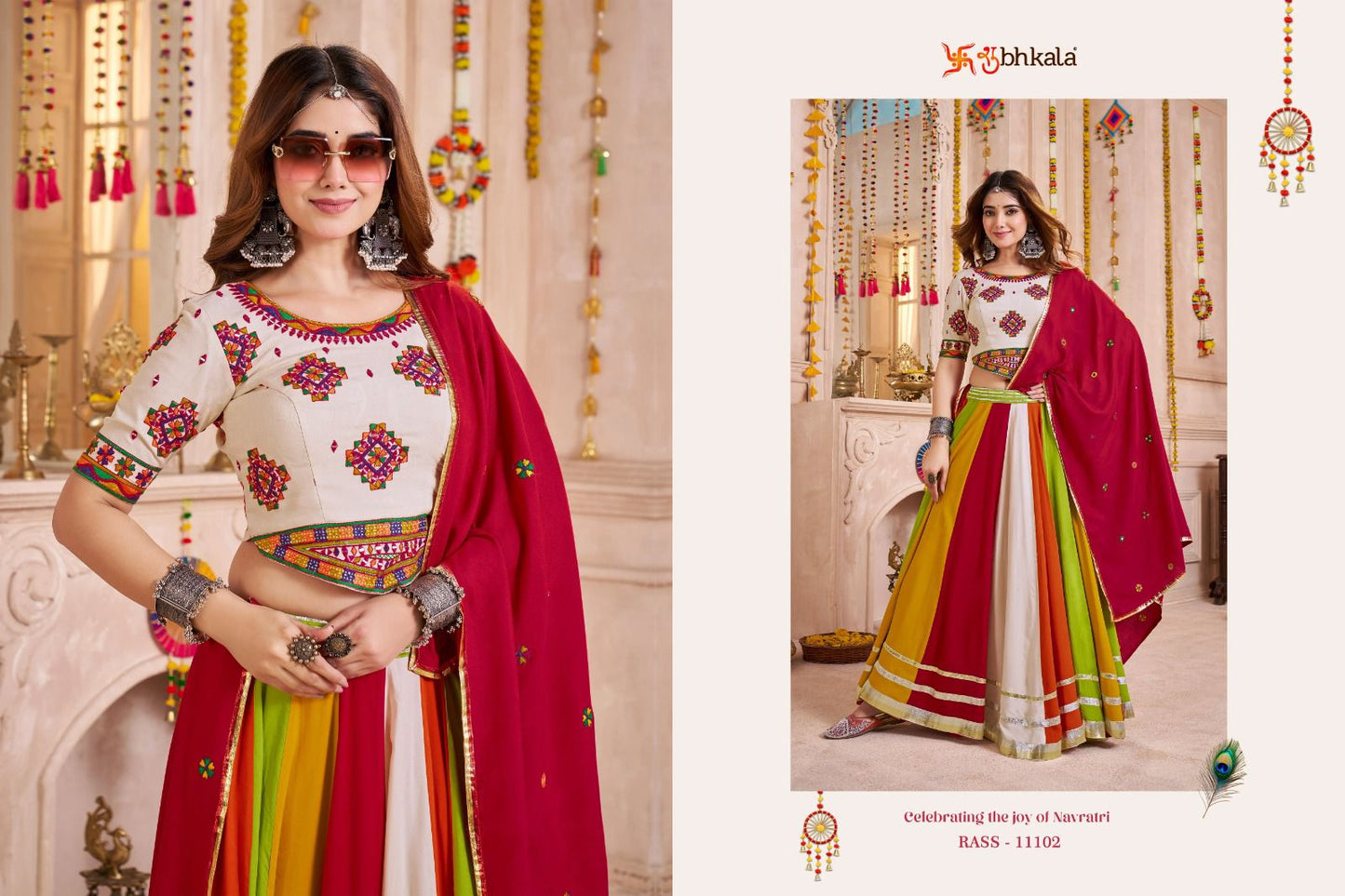 Raas Vol 29 Navratri 2025 Shubhkala Viscose Cotton Chaniya Choli Exporter