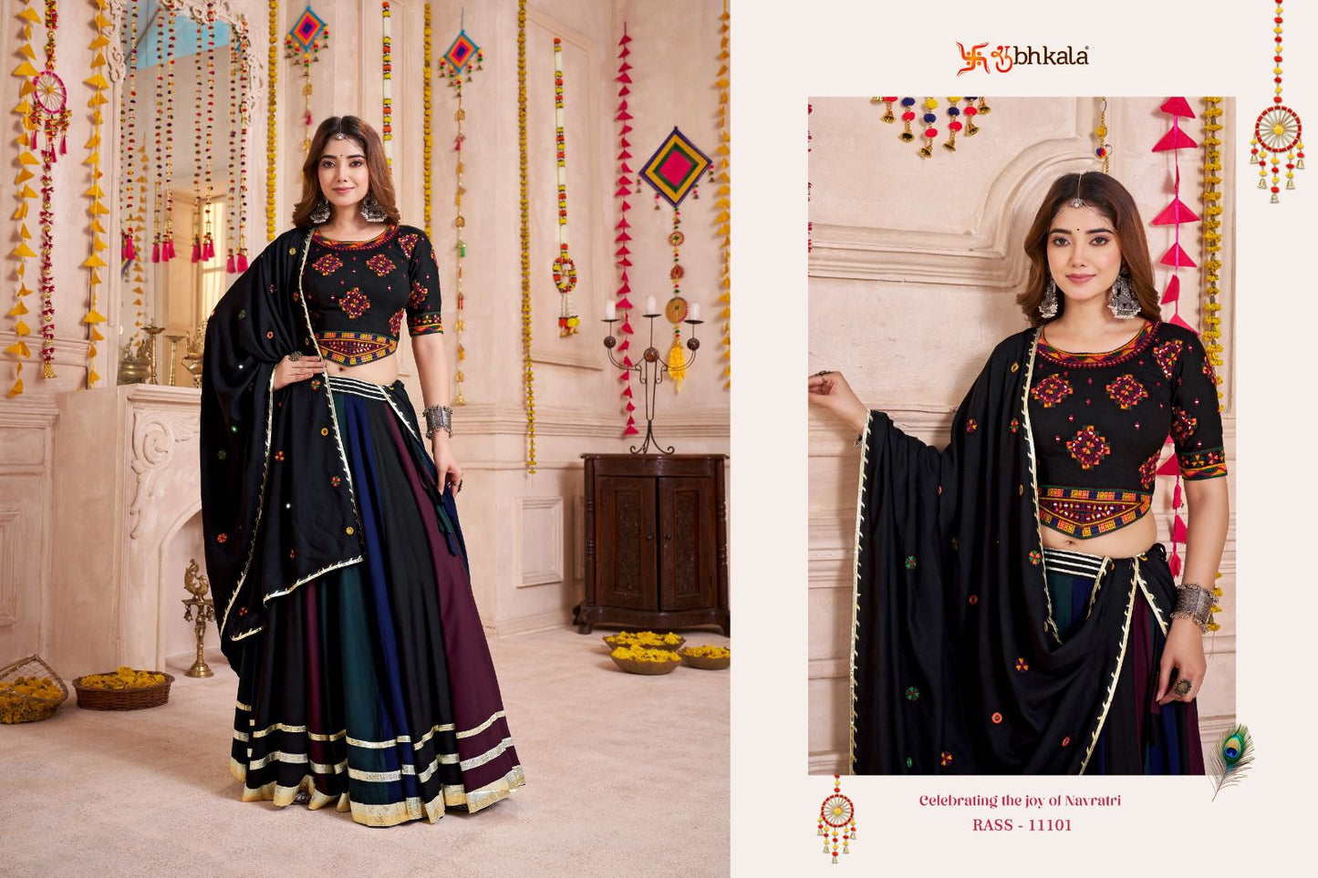 Raas Vol 29 Navratri 2025 Shubhkala Viscose Cotton Chaniya Choli Exporter