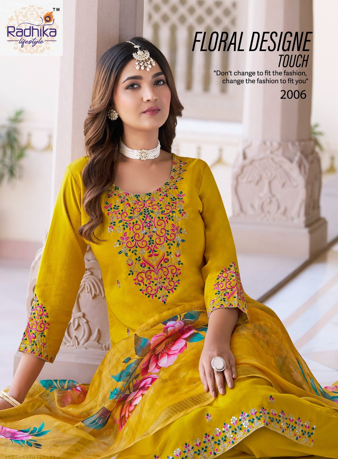 Raas Vol 2 Radhika Lifestyle Vertican Readymade Pant Style Suits Supplier Gujarat