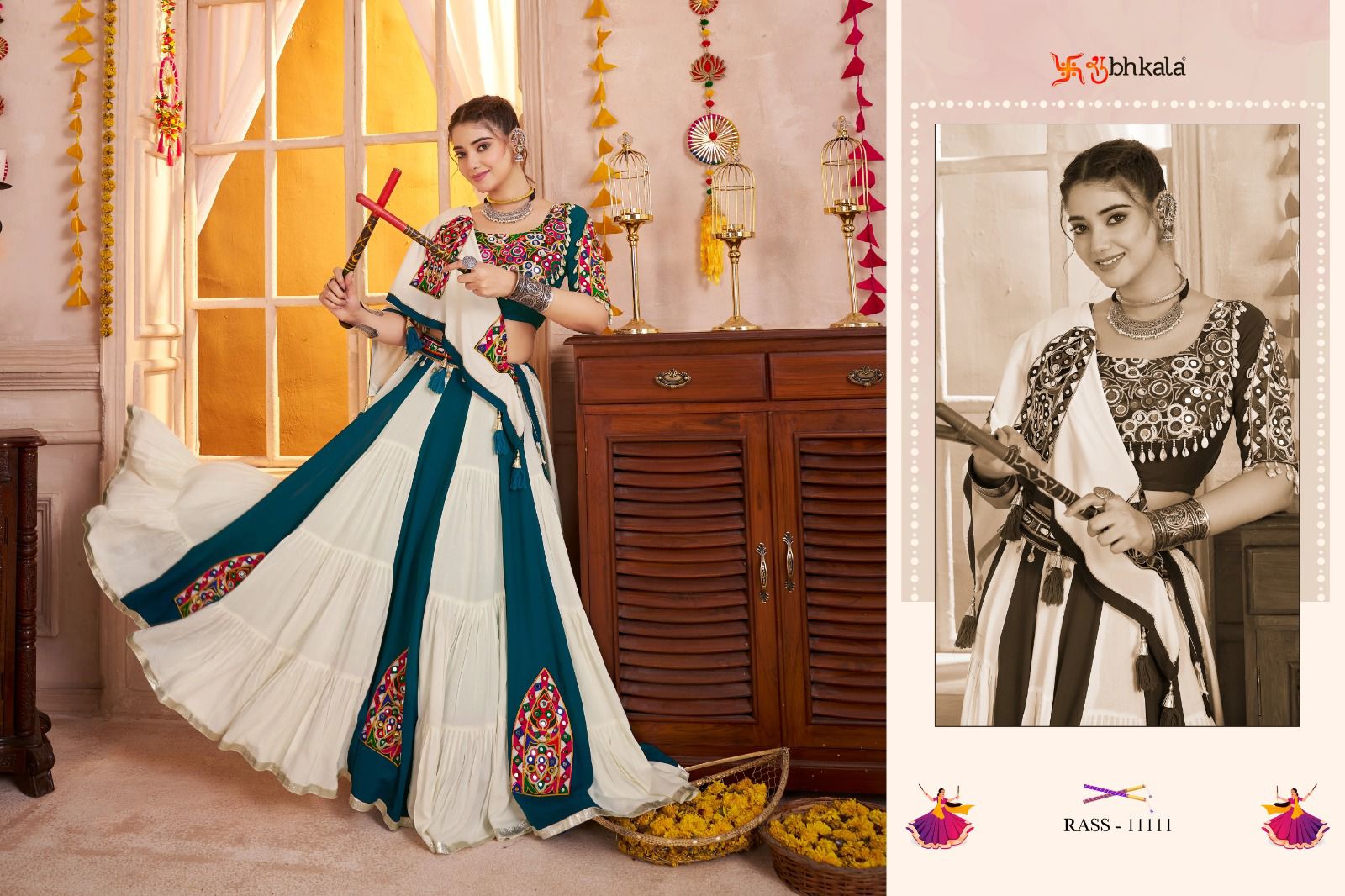 Raas Vol 30 Navratri 2025 Shubhkala Viscose Cotton Chaniya Choli Wholesale Rate