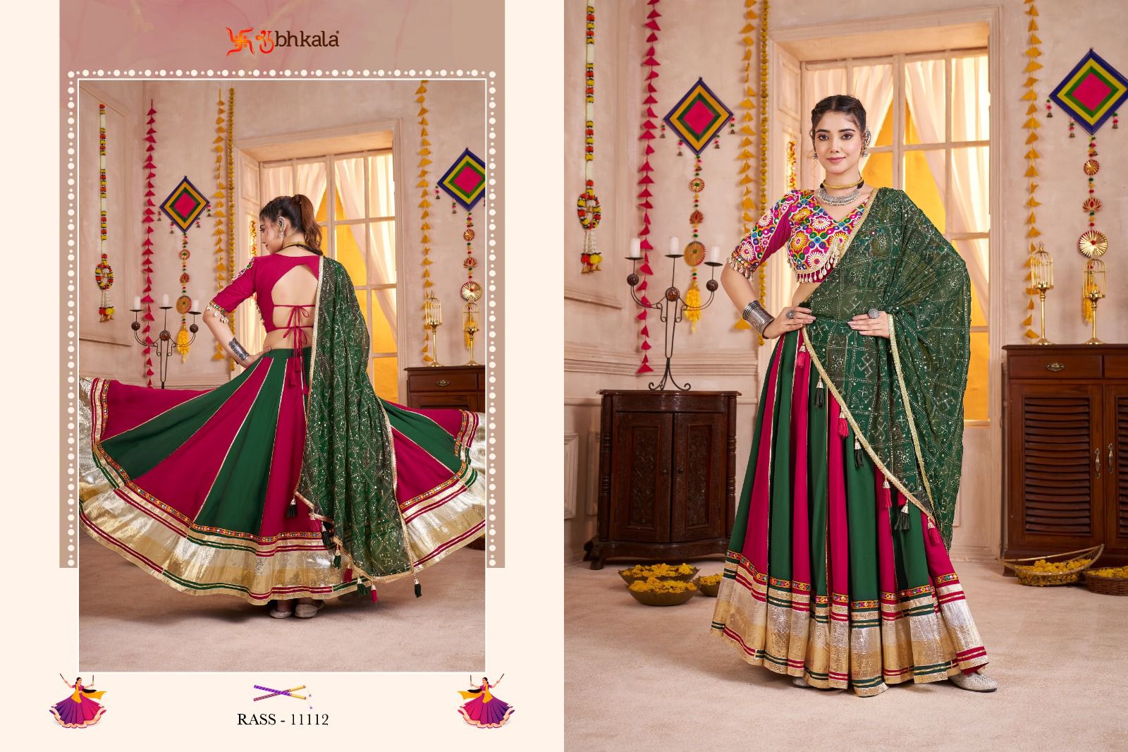 Raas Vol 30 Navratri 2025 Shubhkala Viscose Cotton Chaniya Choli Wholesale Rate