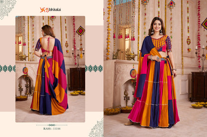 Raas Vol 33 Shubhkala Viscose Cotton Chaniya Choli Wholesaler India