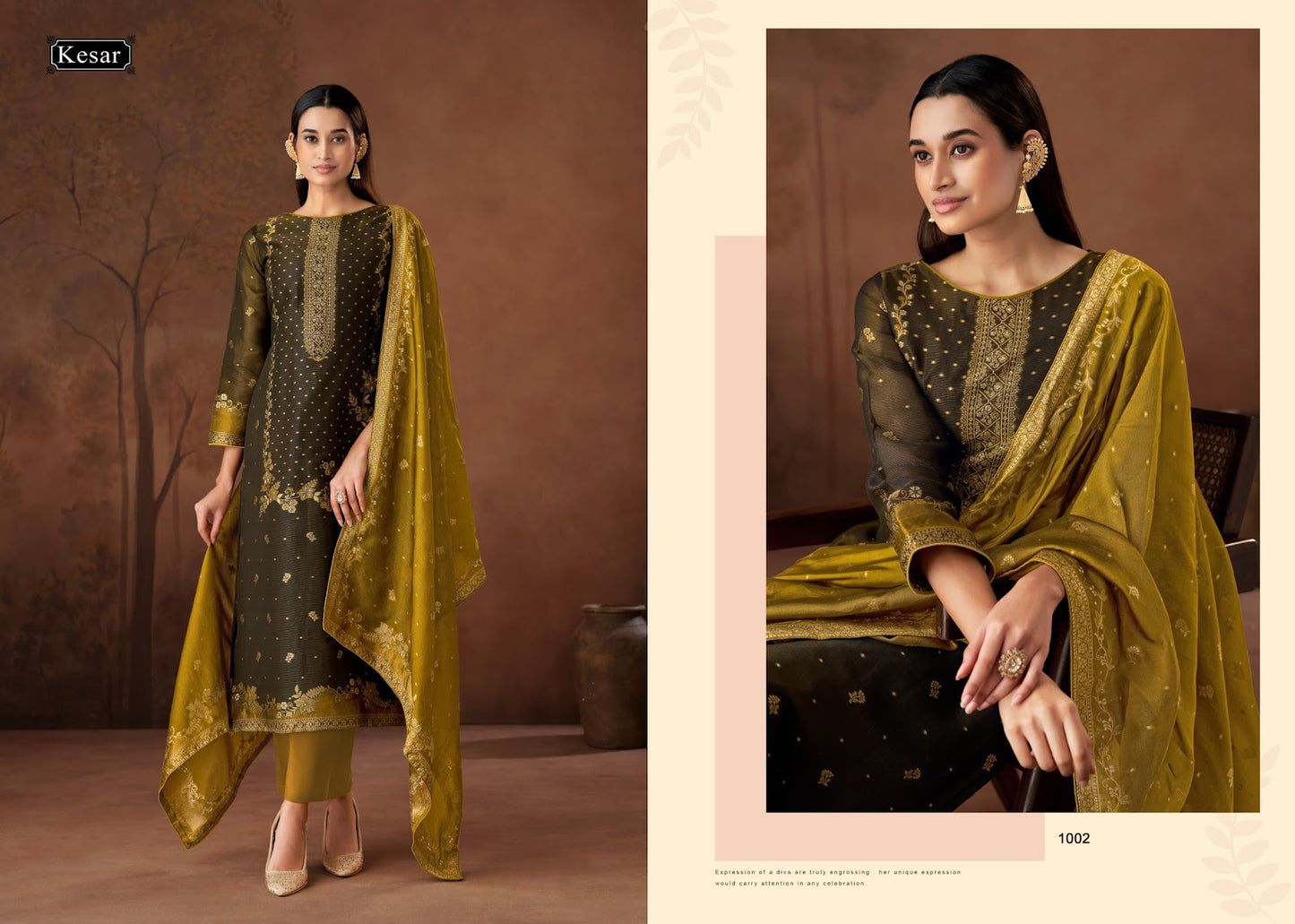 Raashi Kesar Viscose Silk Karachi Salwar Suits Wholesale Price