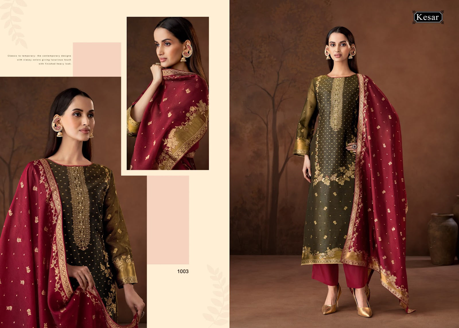 Raashi Kesar Viscose Silk Karachi Salwar Suits Wholesale Price
