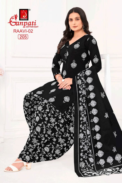 Raavi Vol 2 Ganpati Cotton Patiyala Style Suits Supplier