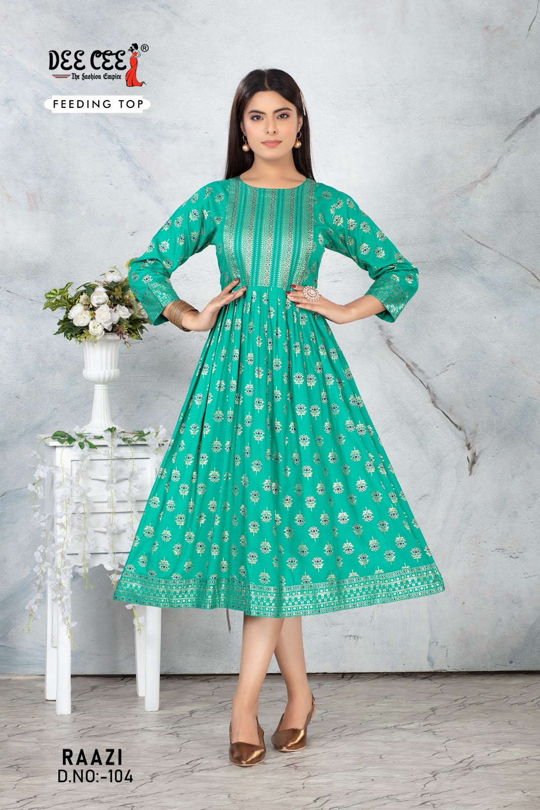 Raazi Deecee Rayon Feeding Kurtis Wholesaler