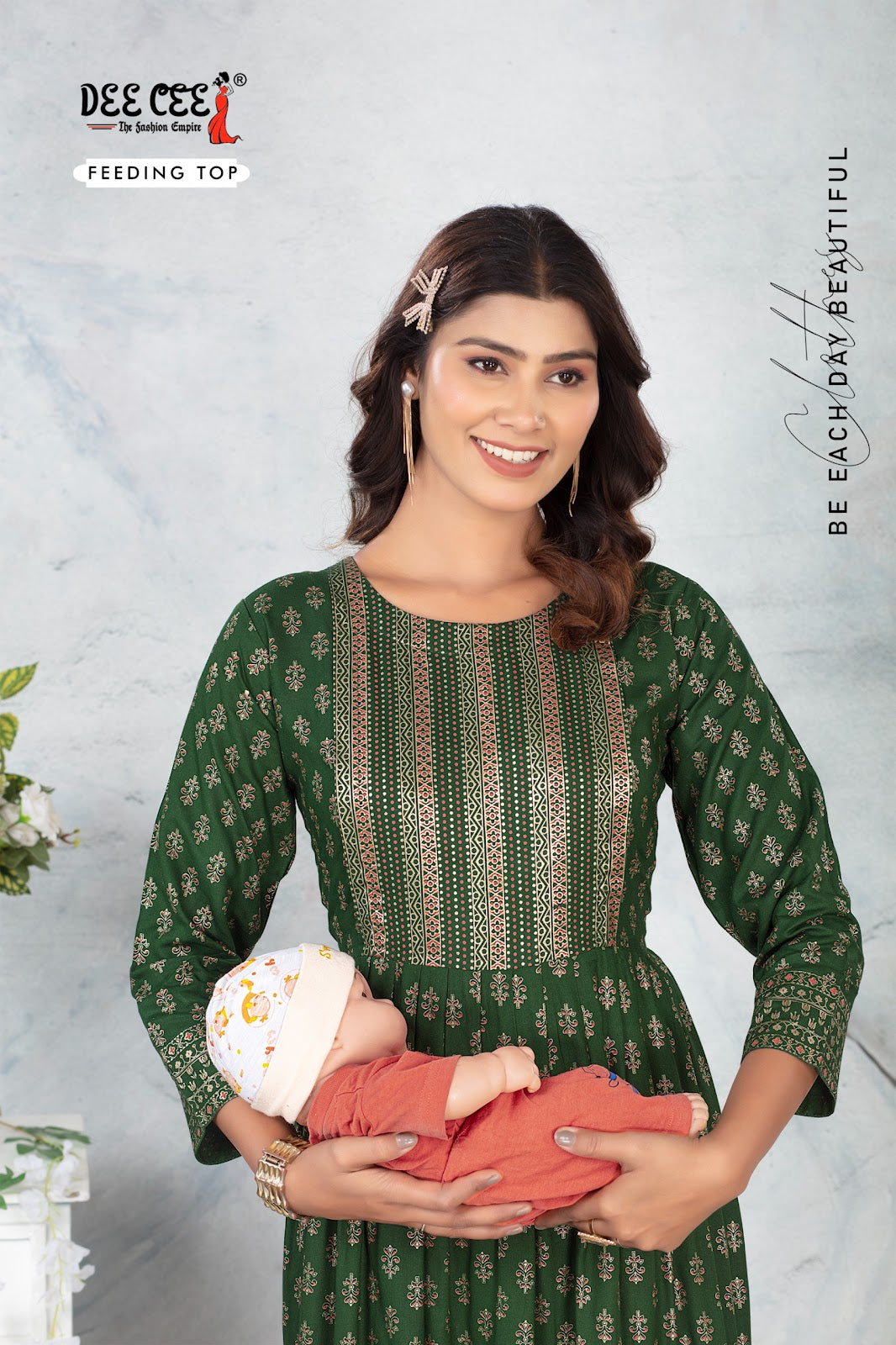 Raazi Deecee Rayon Feeding Kurtis Wholesaler