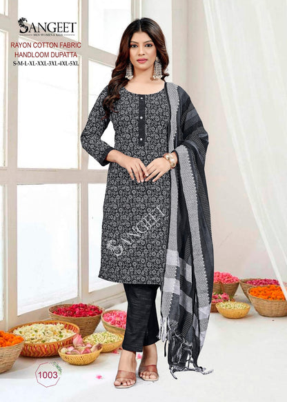 Rabdi Fry 1 Sangeet Rayon Cotton Readymade Pant Style Suits Manufacturer India