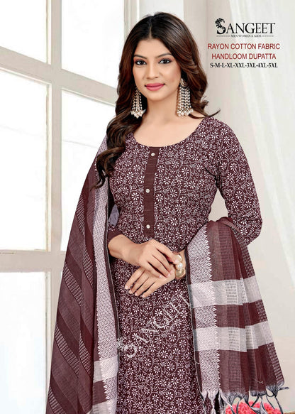 Rabdi Fry 1 Sangeet Rayon Cotton Readymade Pant Style Suits Manufacturer India