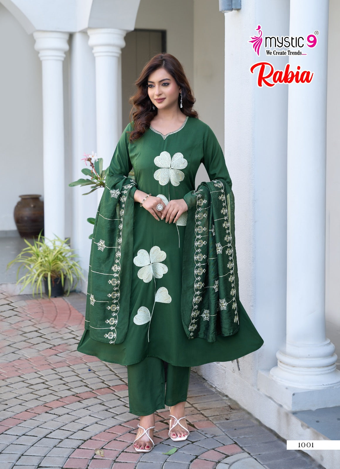 Rabia Vol 1 Mystic 9 Modal Readymade Anarkali Suits Manufacturer India