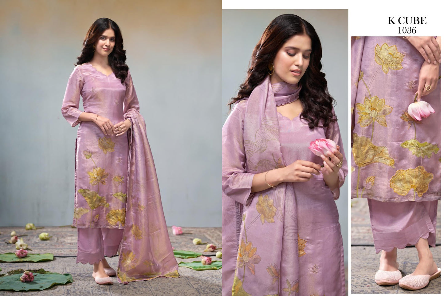 Rachita 1036 K Cube Shimmer Pant Style Suits Supplier Ahmedabad