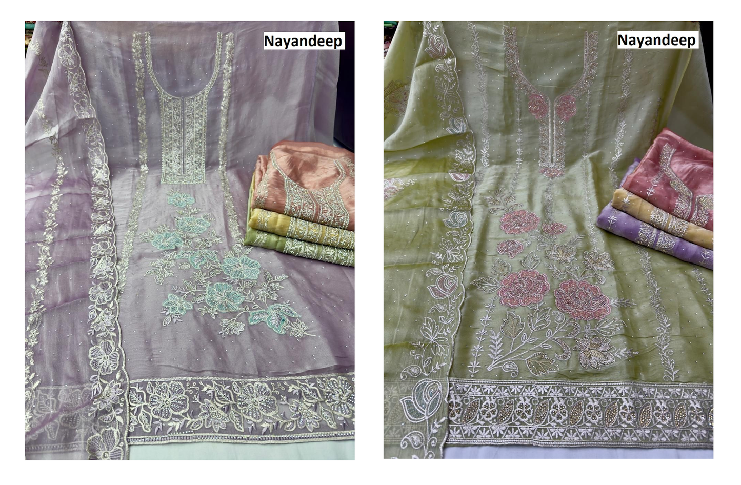 Rachna Nayandeep Silk Salwar Suits Manufacturer India