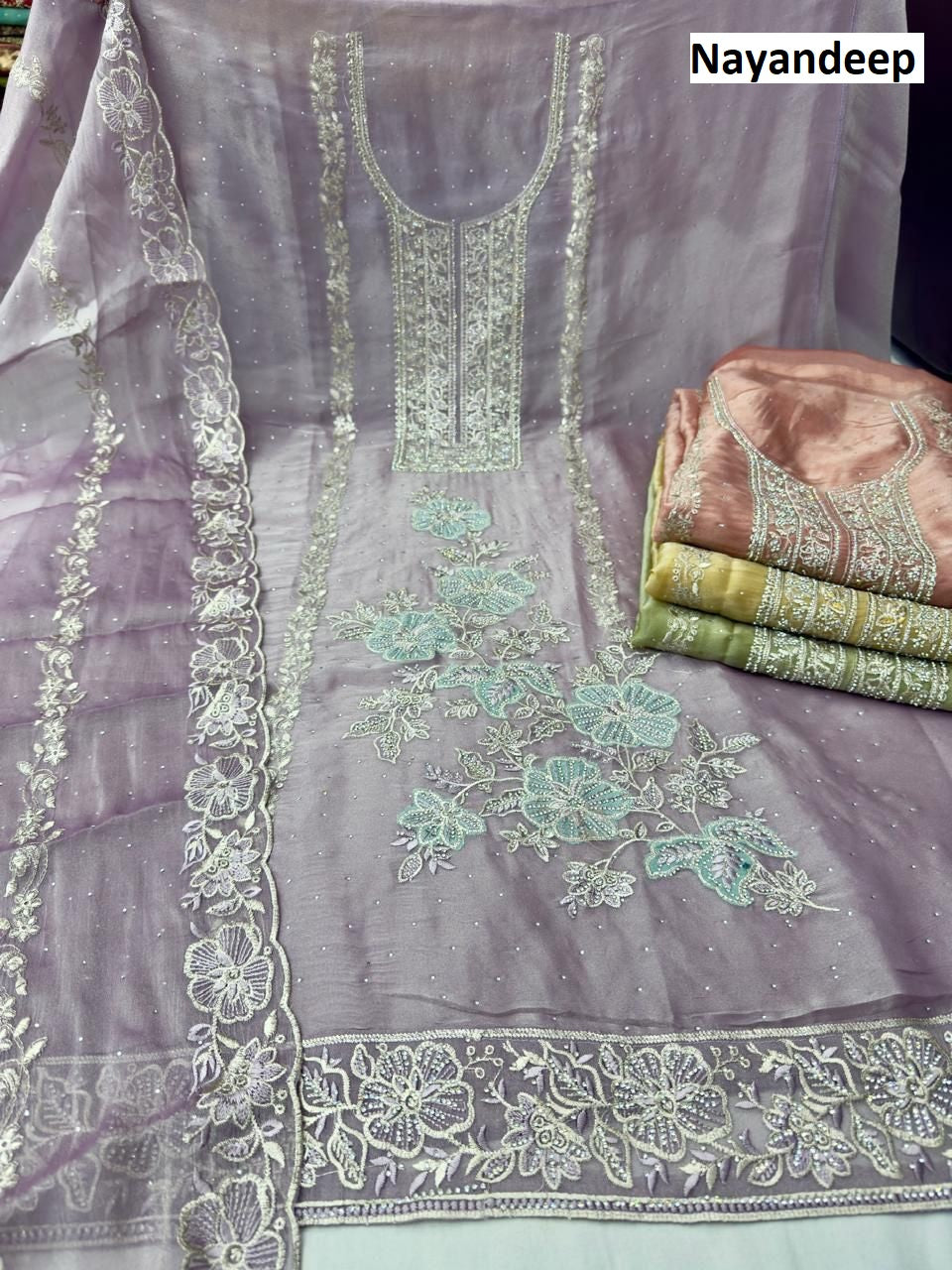 Rachna Nayandeep Silk Salwar Suits Manufacturer India