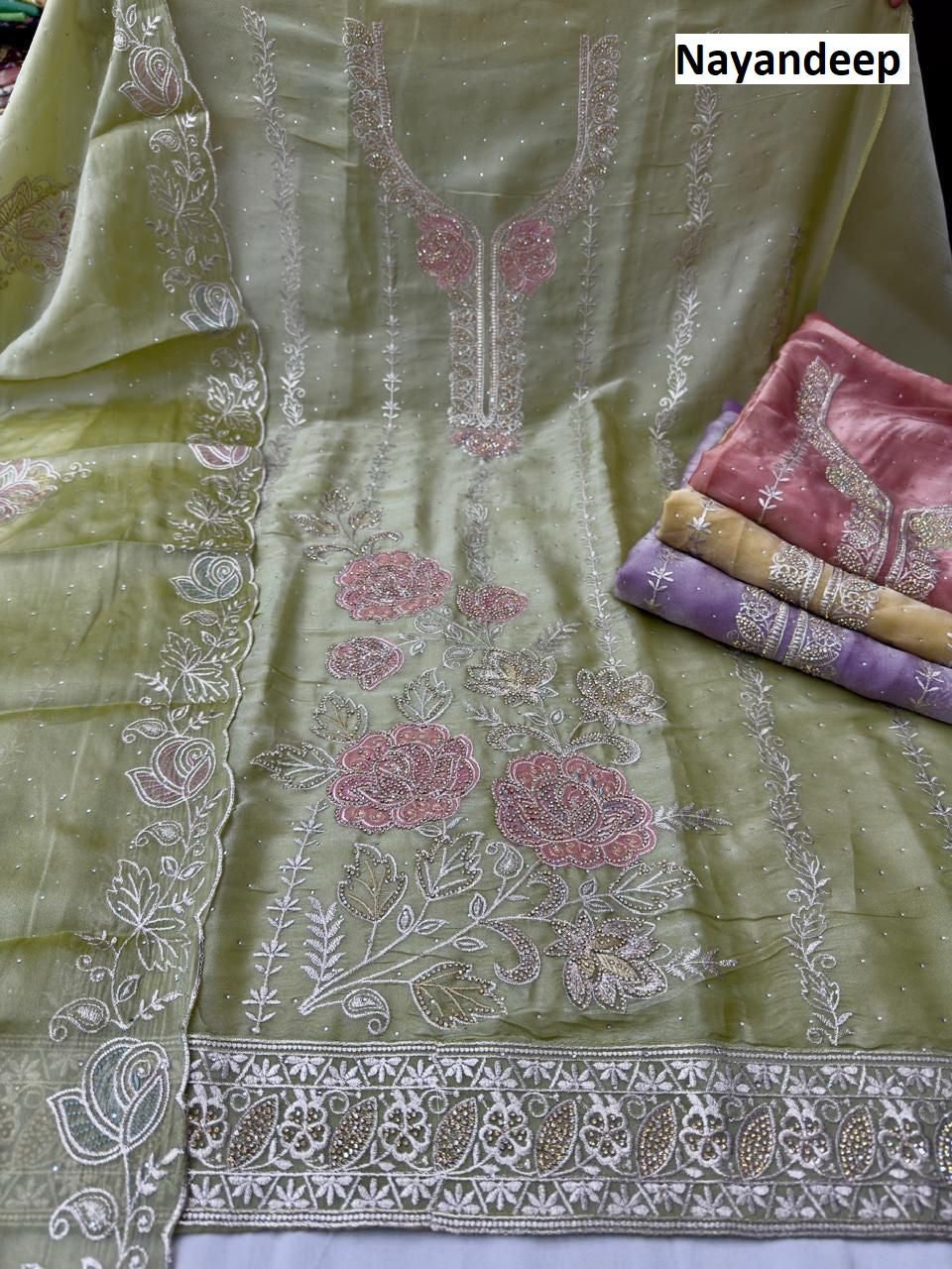 Rachna Nayandeep Silk Salwar Suits Manufacturer India