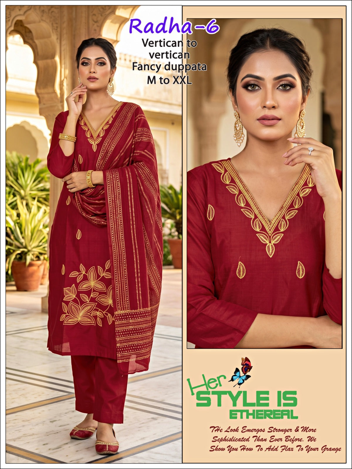 Radha Infinity Vertican Readymade Pant Style Suits Wholesaler India