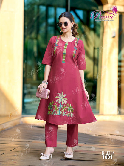 Radha Paavi Cotton Co Ord Set Wholesaler India
