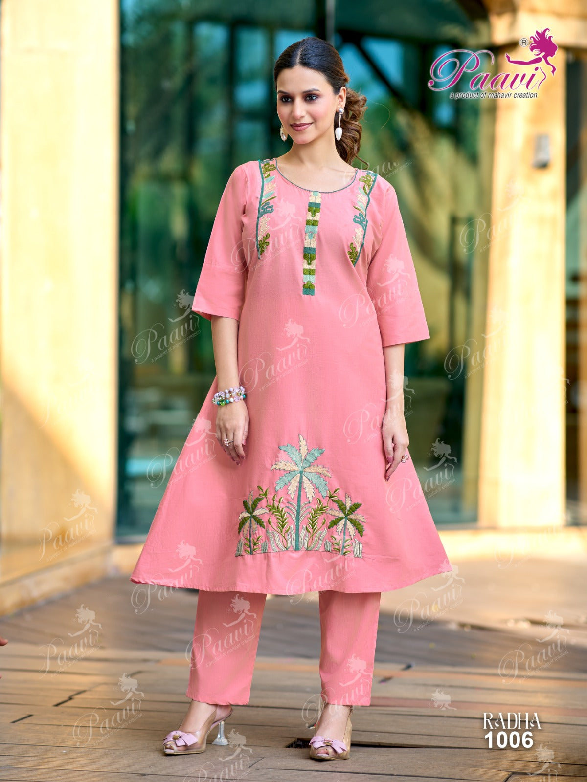 Radha Paavi Cotton Co Ord Set Wholesaler India