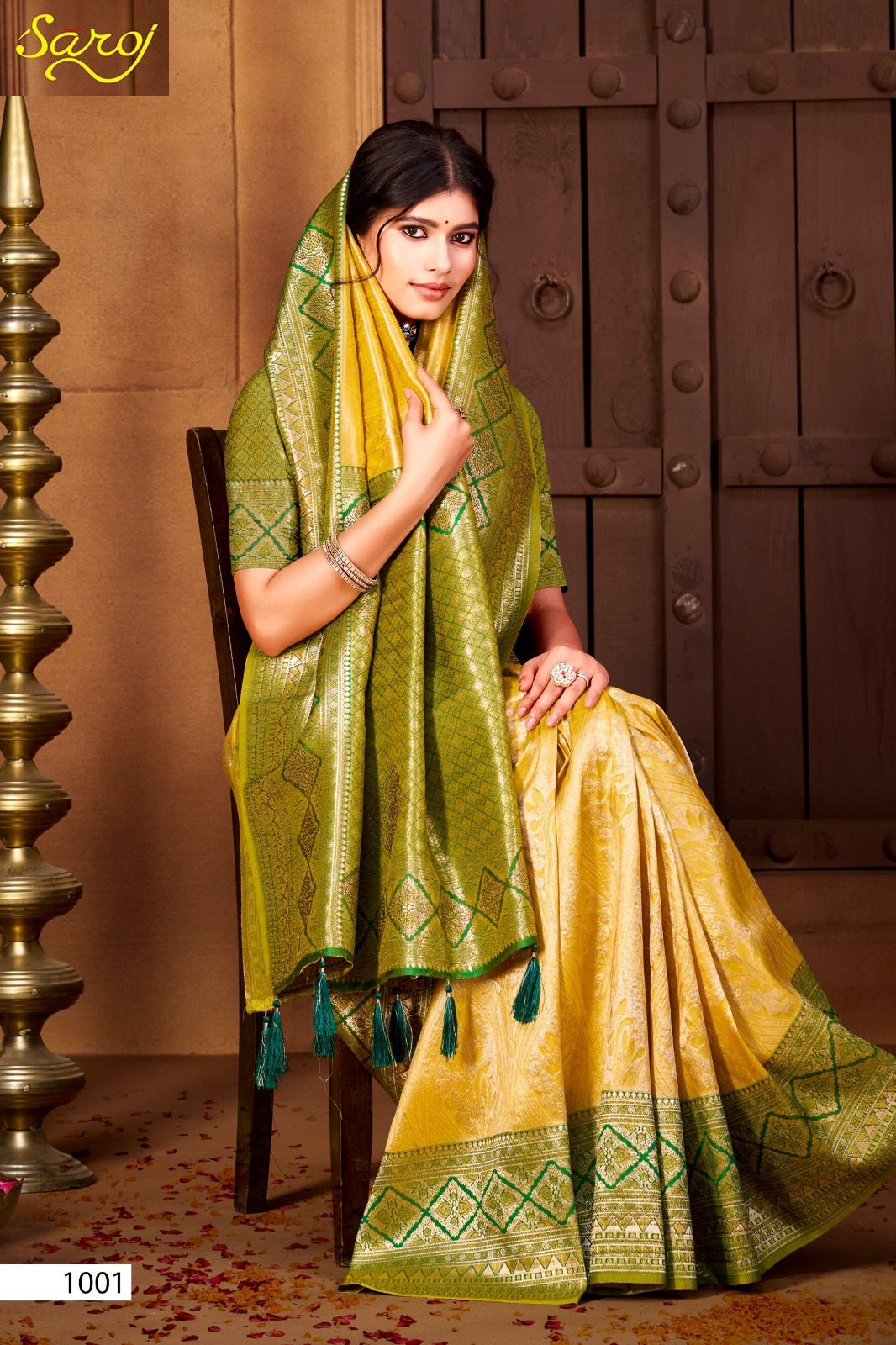 Radha Saroski Vol 4 Saroj Kanjivaram Sarees Exporter Gujarat