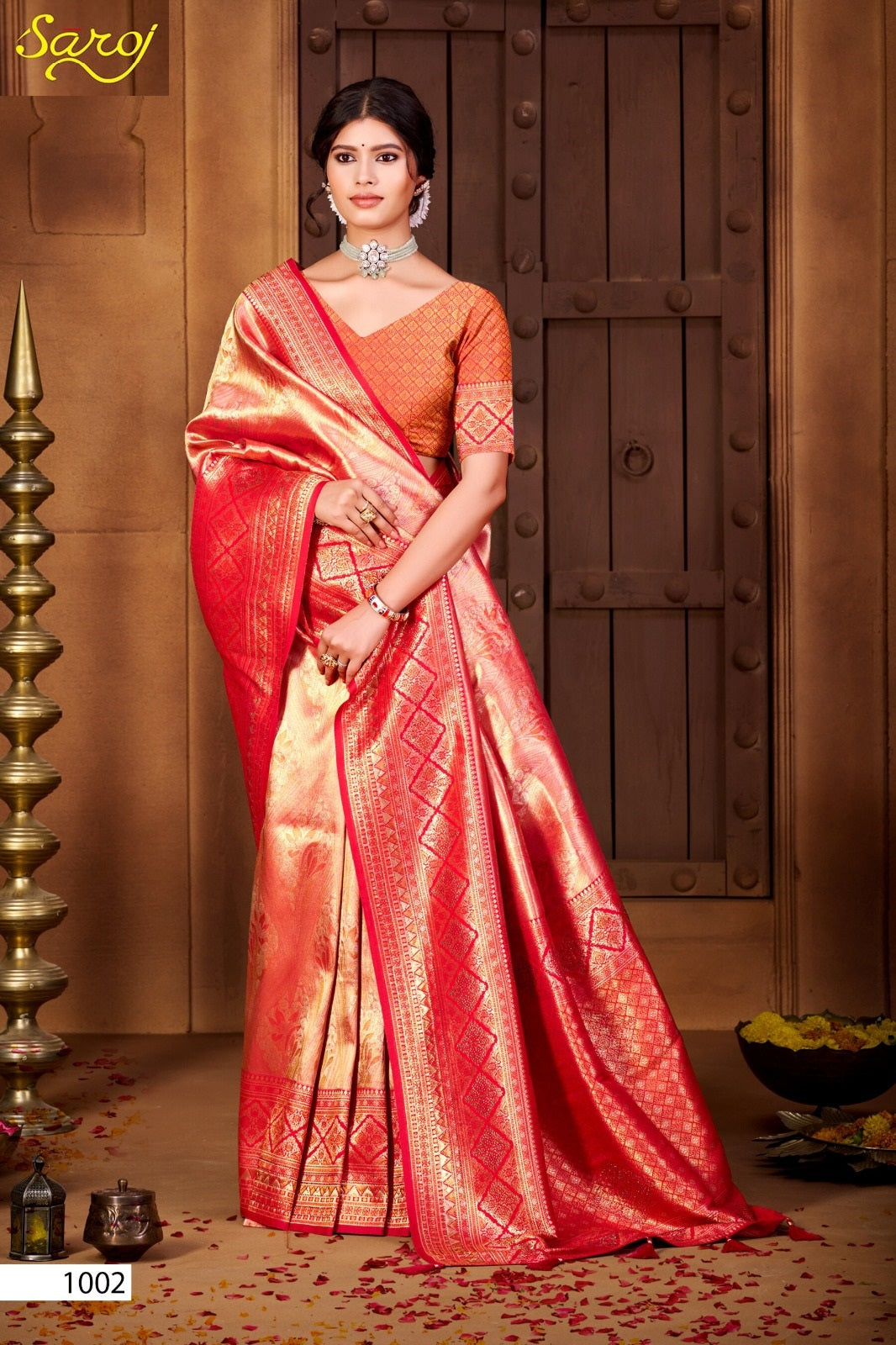 Radha Saroski Vol 4 Saroj Kanjivaram Sarees Exporter Gujarat