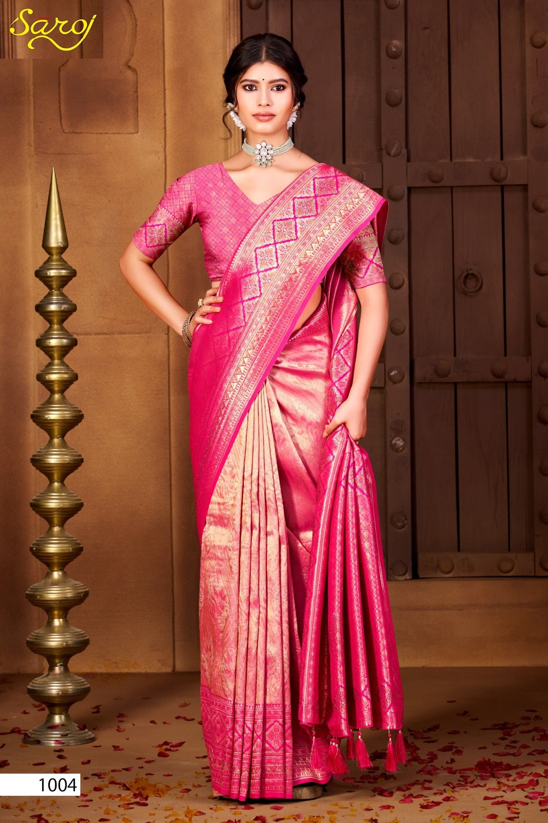 Radha Saroski Vol 4 Saroj Kanjivaram Sarees Exporter Gujarat