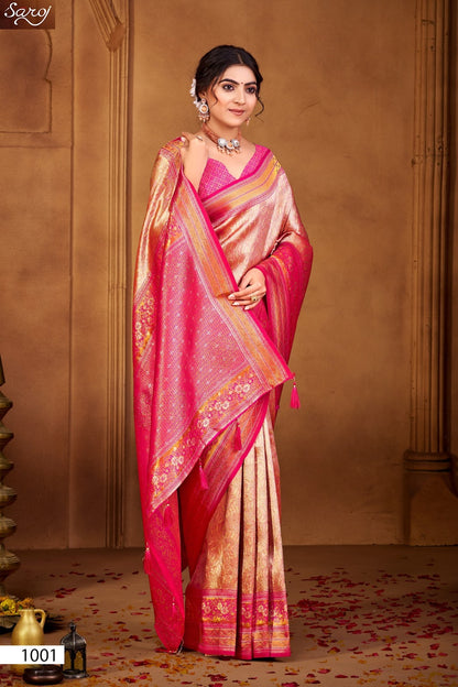 Radha Saroski Vol 5 Saroj Kanjivaram Sarees Wholesaler