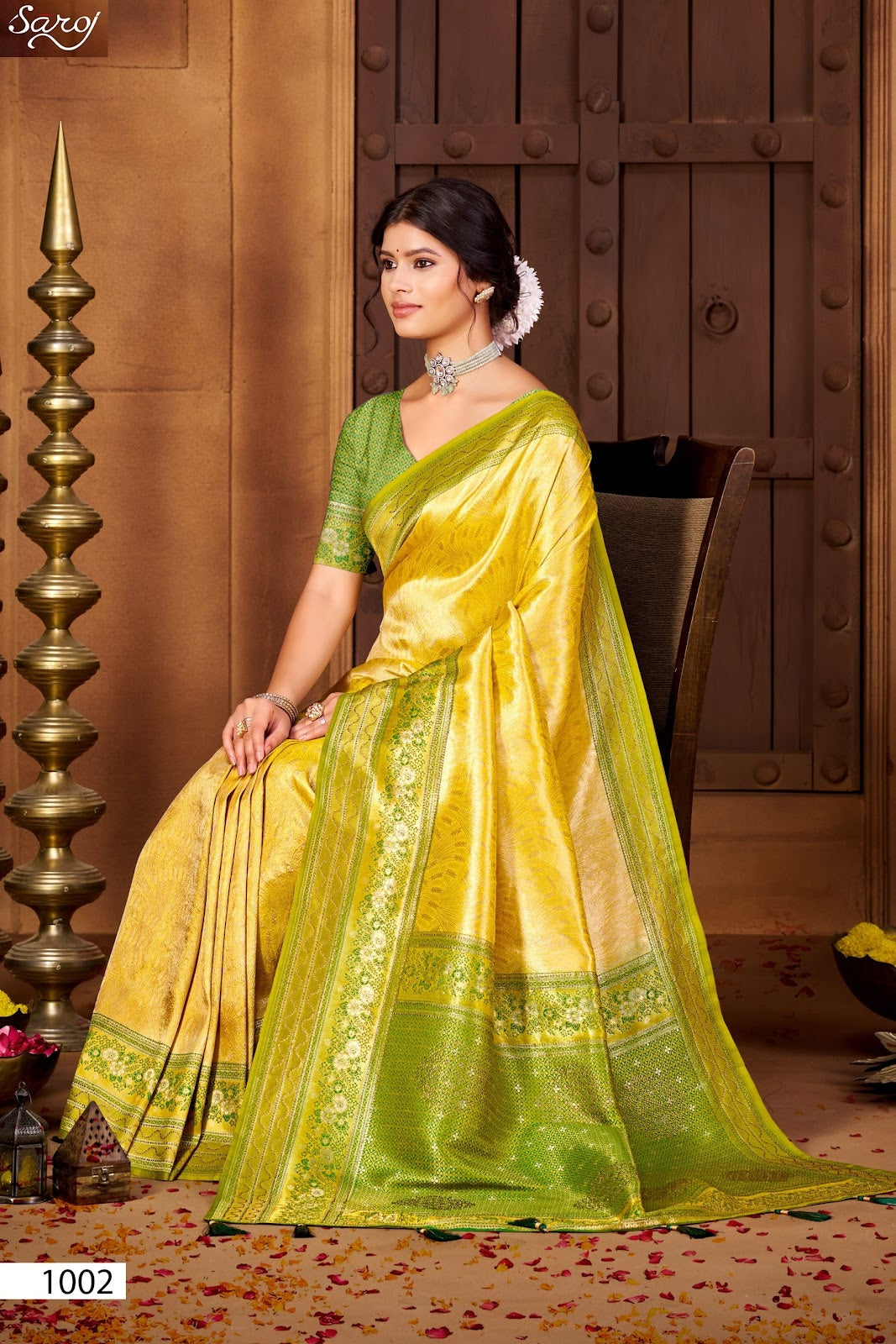 Radha Saroski Vol 5 Saroj Kanjivaram Sarees Wholesaler