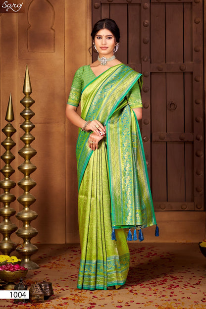 Radha Saroski Vol 5 Saroj Kanjivaram Sarees Wholesaler