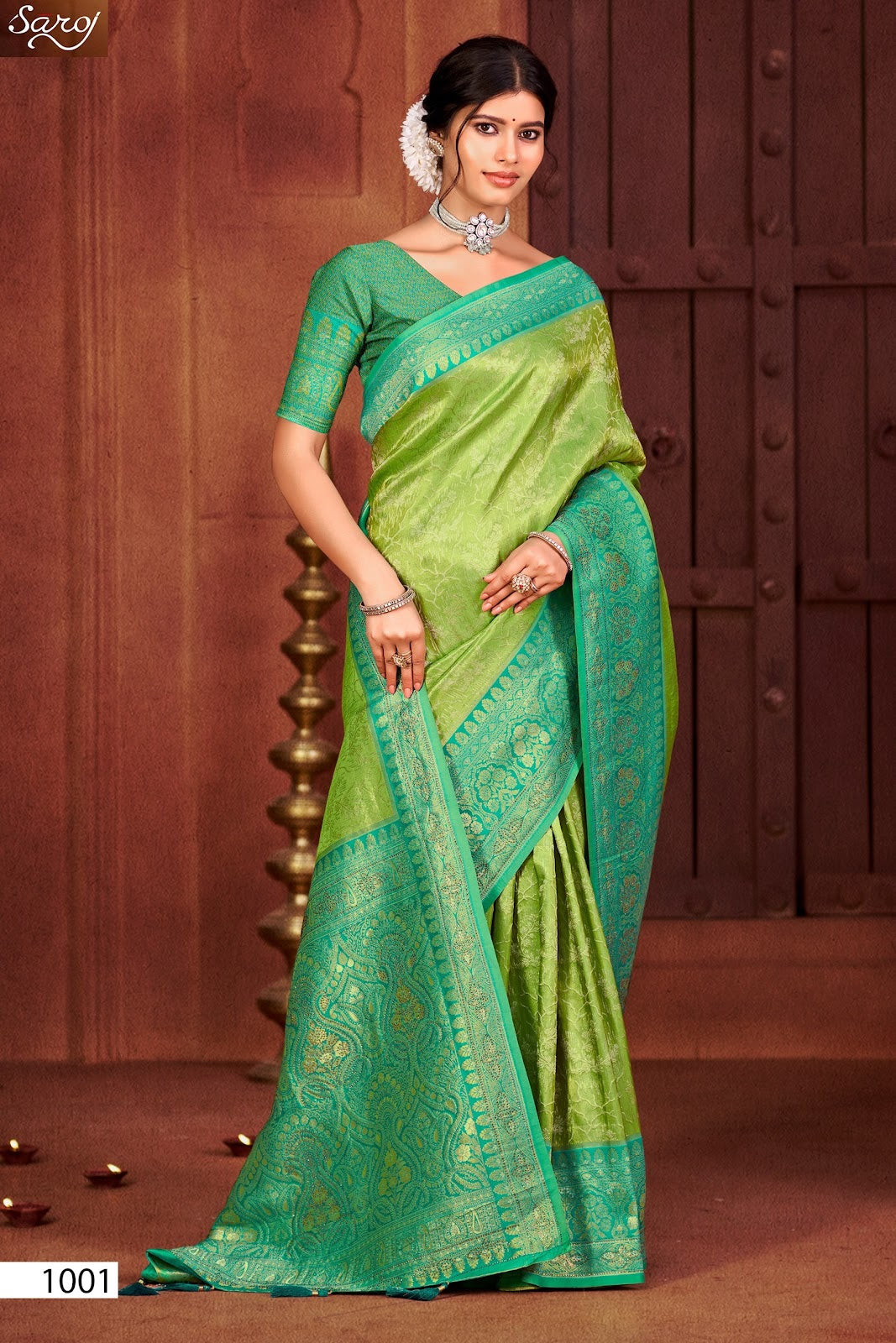 Radha Saroski Vol 6 Saroj Kanjivaram Sarees Wholesale Rate