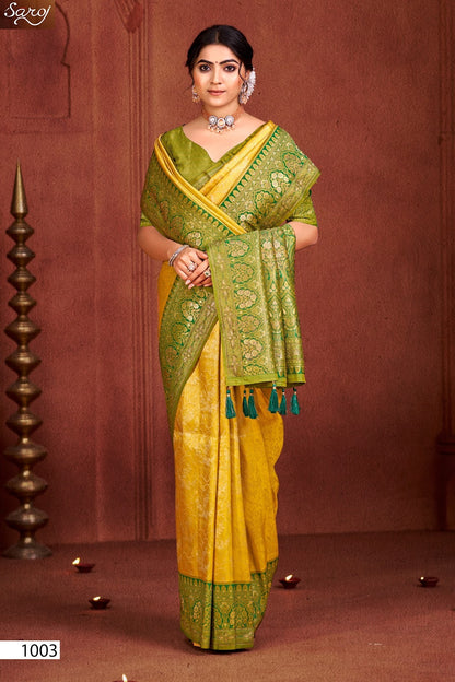 Radha Saroski Vol 6 Saroj Kanjivaram Sarees Wholesale Rate