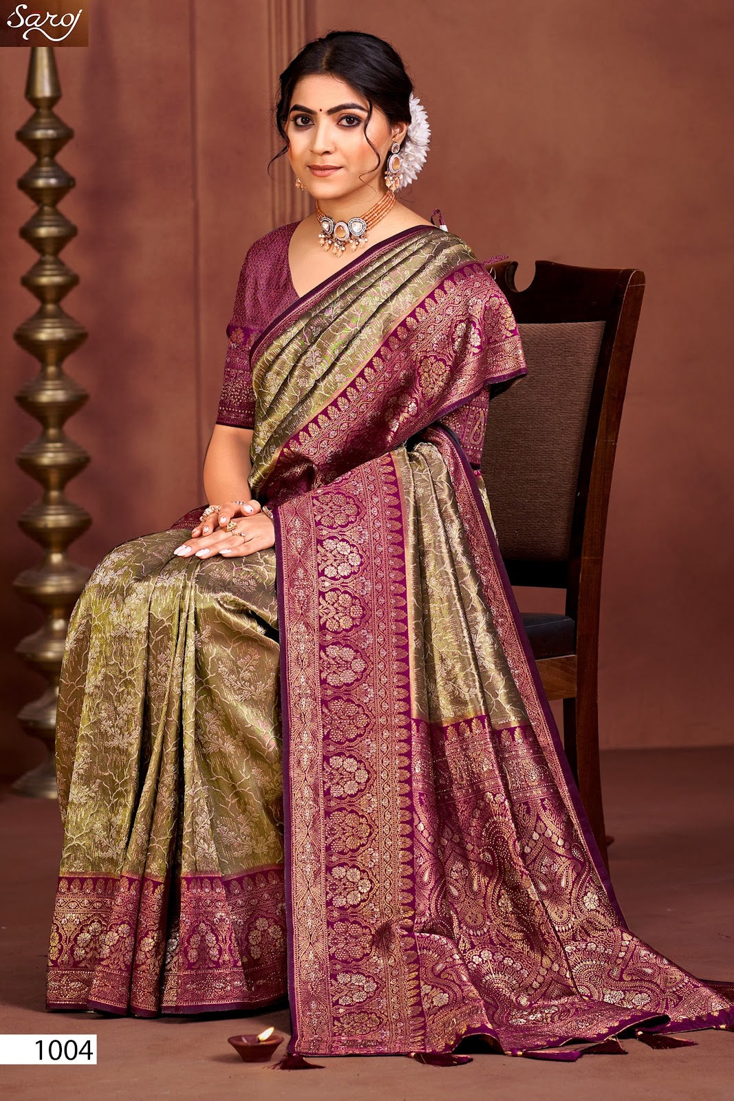 Radha Saroski Vol 6 Saroj Kanjivaram Sarees Wholesale Rate