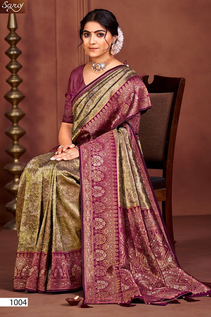 Radha Saroski Vol 6 Saroj Kanjivaram Sarees Wholesale Rate