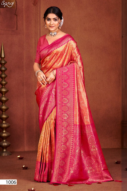 Radha Saroski Vol 6 Saroj Kanjivaram Sarees Wholesale Rate