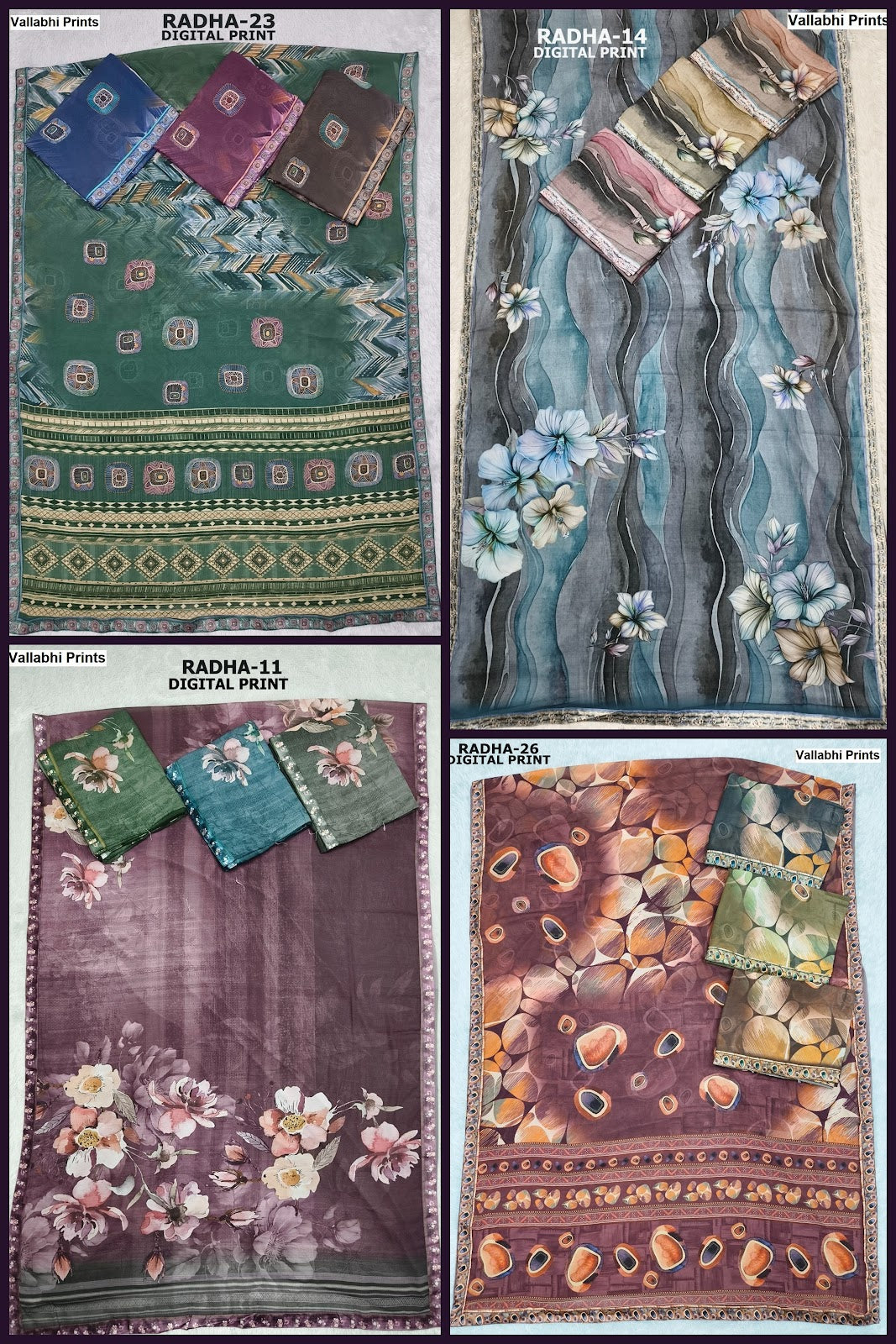 Radha Vallabhi Prints Weightless Sarees Manufacturer India