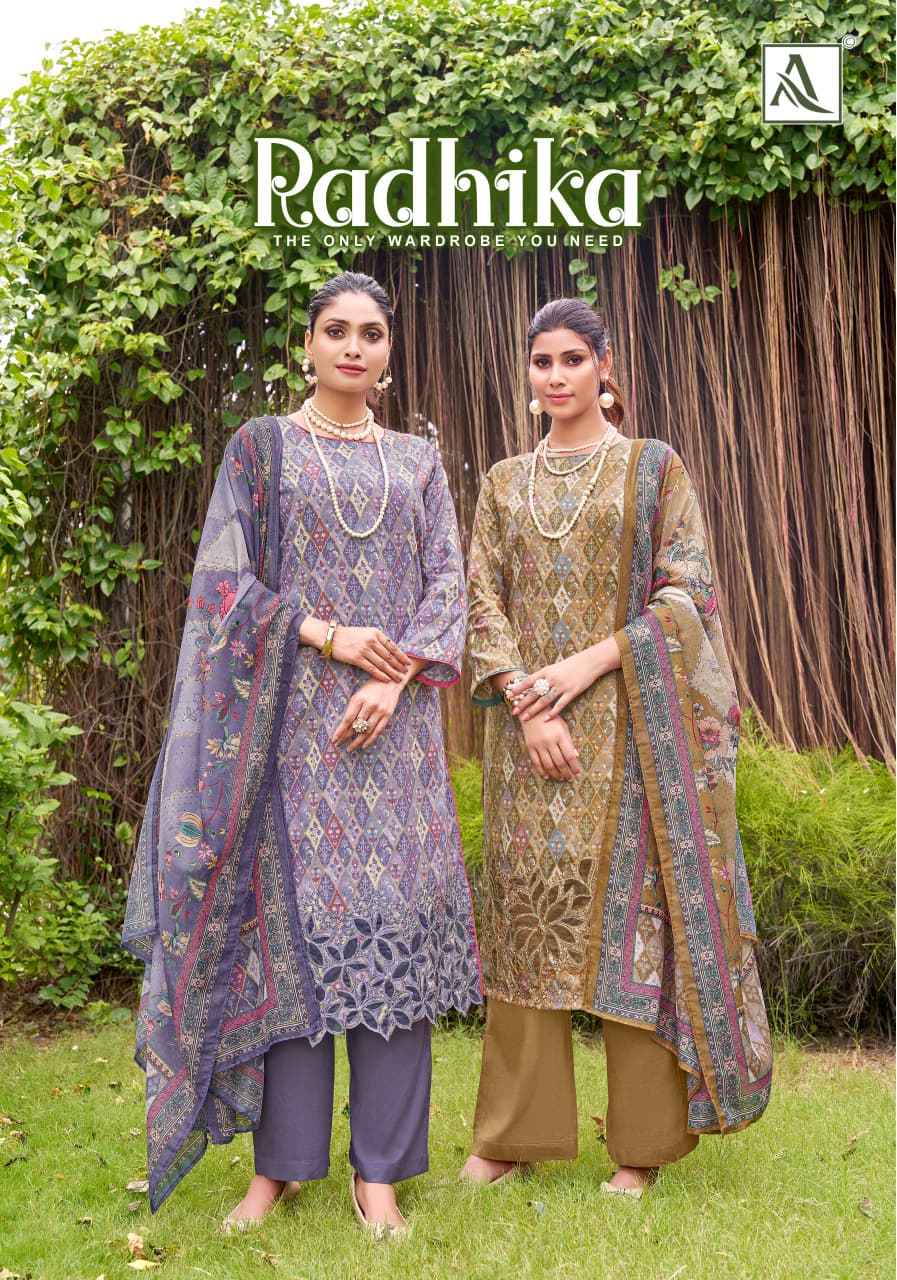 Radhika Alok Zam Cotton Karachi Salwar Suits Wholesale Price