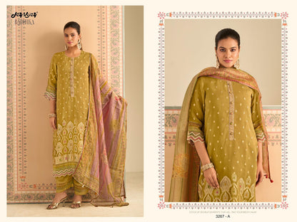 Radhika Jay Vijay Organza Plazzo Style Suits Exporter