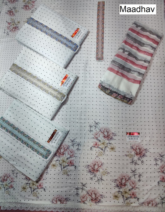 Radhika Maadhav Pure Cotton Salwar Suits Wholesaler Ahmedabad