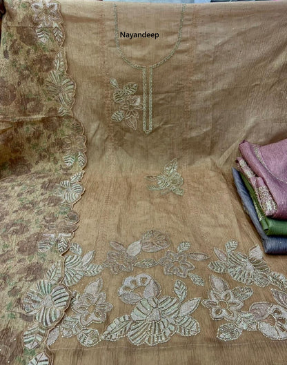 Radhika Nayandeep Silk Salwar Suits Supplier