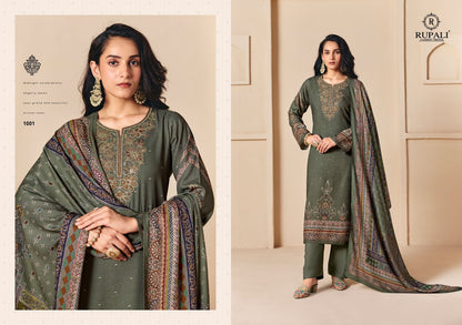 Radhika Rupali Viscose Pashmina Suits Wholesaler Ahmedabad