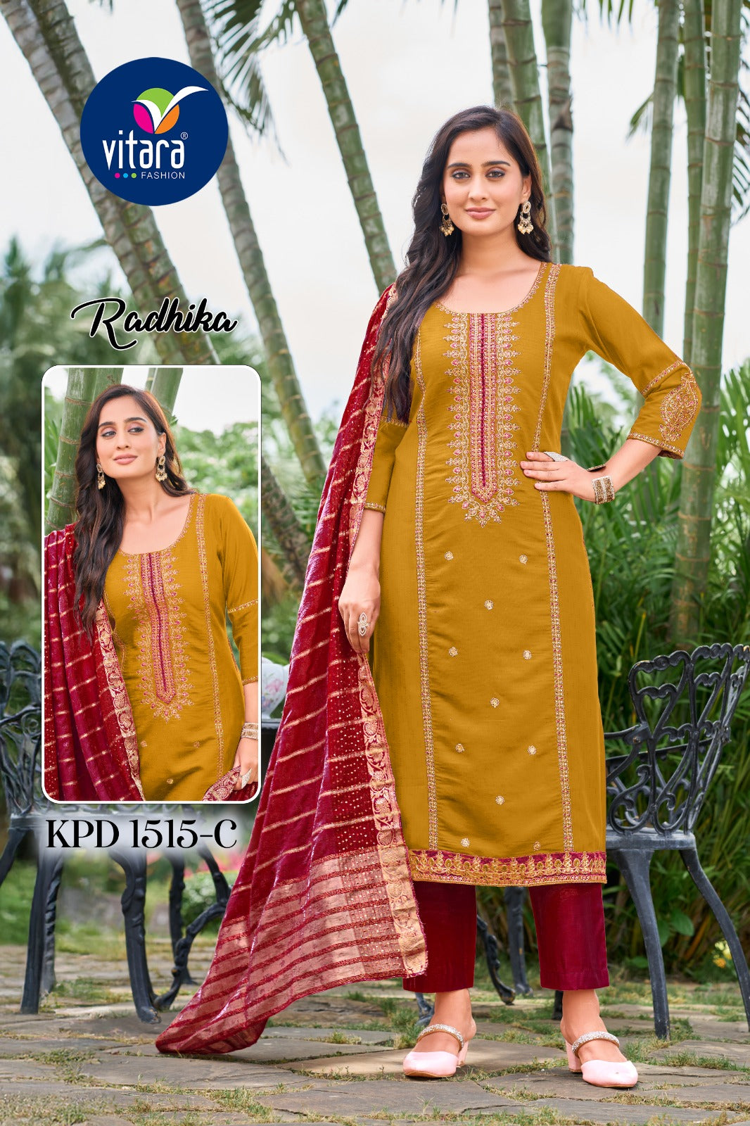 Radhika Vitara Vetican Readymade Pant Style Suits Wholesale Price