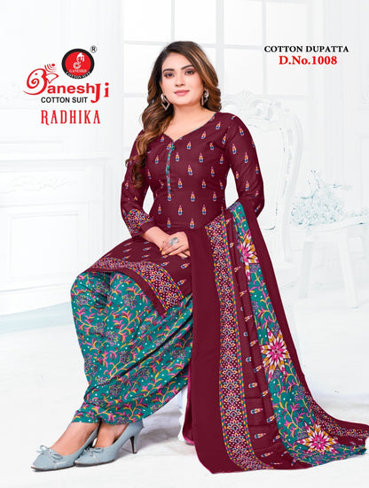 Radhika Vol 1 Ganeshji Cotton Dress Material Wholesale Price
