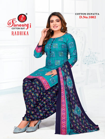 Radhika Vol 1 Ganeshji Cotton Dress Material Wholesale Price