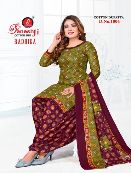 Radhika Vol 1 Ganeshji Cotton Dress Material Wholesale Price