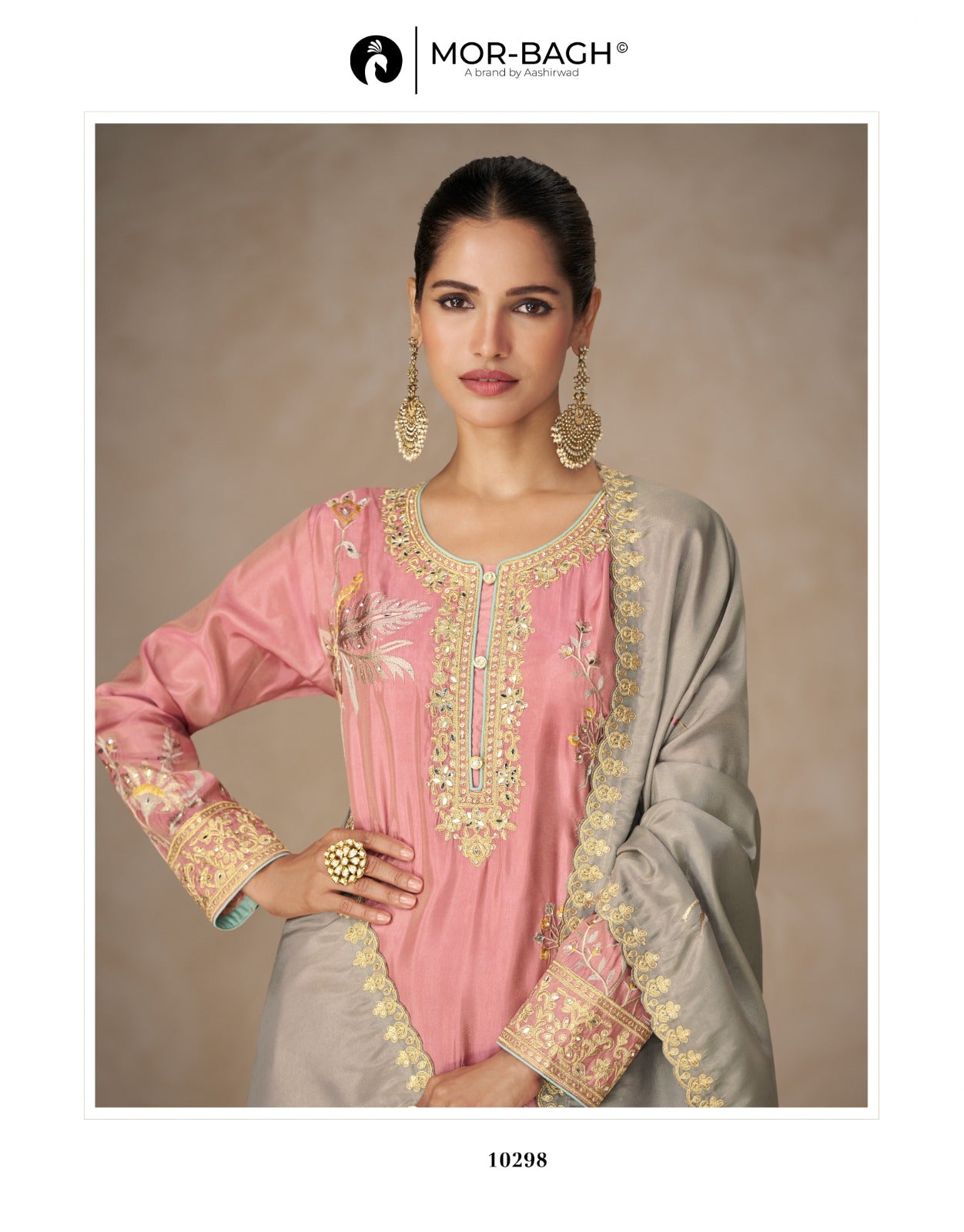 Radhya Aashirwad Mor Bagh Simar Readymade Plazzo Style Suits Exporter Gujarat