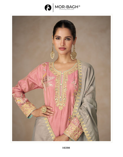 Radhya Aashirwad Mor Bagh Simar Readymade Plazzo Style Suits Exporter Gujarat