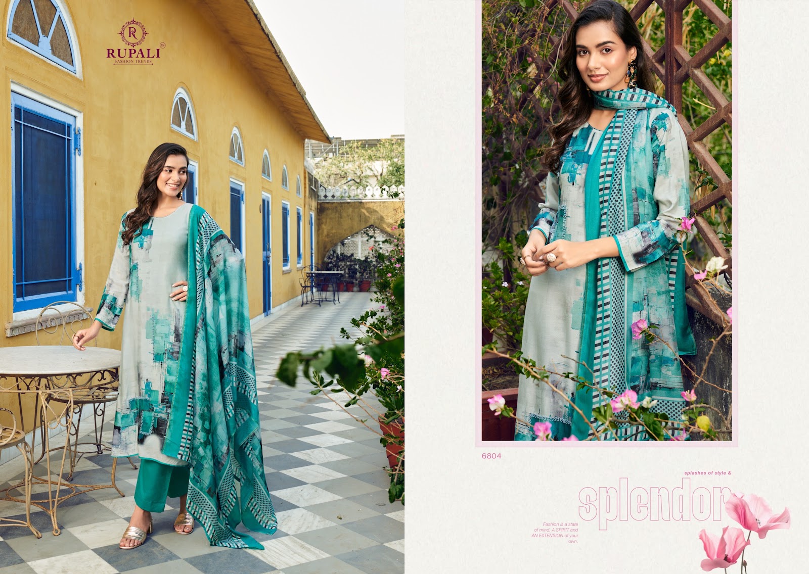 Radhya Rupali Muslin Pant Style Suits Supplier