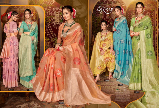 Radiant Cotton Saroski Vol 4 Saroj Sarees Wholesale Price