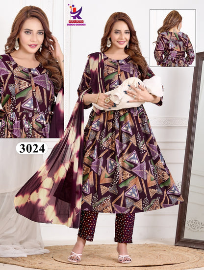 Radiant Moment Mlm Kalash Lifestyle Rayon 14Kg Feeding Readymade Suit Manufacturer India
