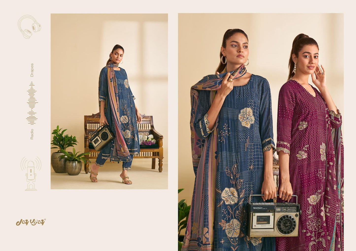 Radio Jay Vijay Pant Style Suits Supplier Ahmedabad